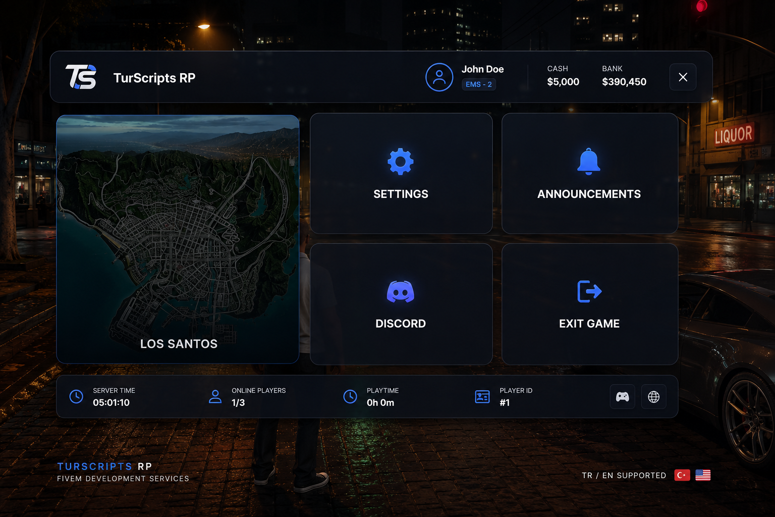 TurScripts Pause Menu V1
